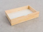 Letto a castello in legno 90x200 con cassetti P4S in pino