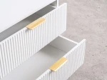Comodino 2S 60x39 cm Riff bianco