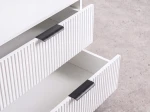 Comodino 2S 60x39 cm Riff bianco