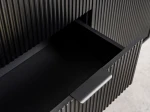 Cassettiera 6S 118x39 cm Riff nero