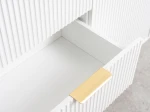 Cassettiera 6S 118x39 cm Riff bianco