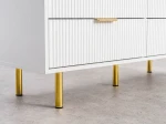 Cassettiera 6S 118x39 cm Riff bianco