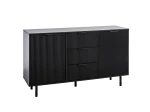 Cassettiera con cassetti e ante 3S2D 140 cm Riff nero