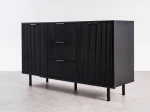 Cassettiera con cassetti e ante 3S2D 140 cm Riff nero