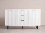Cassettiera con cassetti e ante 3S2D 140 cm Riff bianco