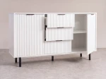 Cassettiera con cassetti e ante 3S2D 140 cm Riff bianco