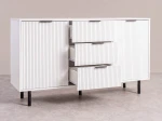 Cassettiera con cassetti e ante 3S2D 140 cm Riff bianco