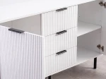 Cassettiera con cassetti e ante 3S2D 140 cm Riff bianco