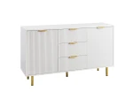 Cassettiera con cassetti e ante 3S2D 140 cm Riff bianco