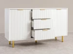 Cassettiera con cassetti e ante 3S2D 140 cm Riff bianco