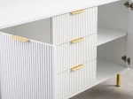 Cassettiera con cassetti e ante 3S2D 140 cm Riff bianco