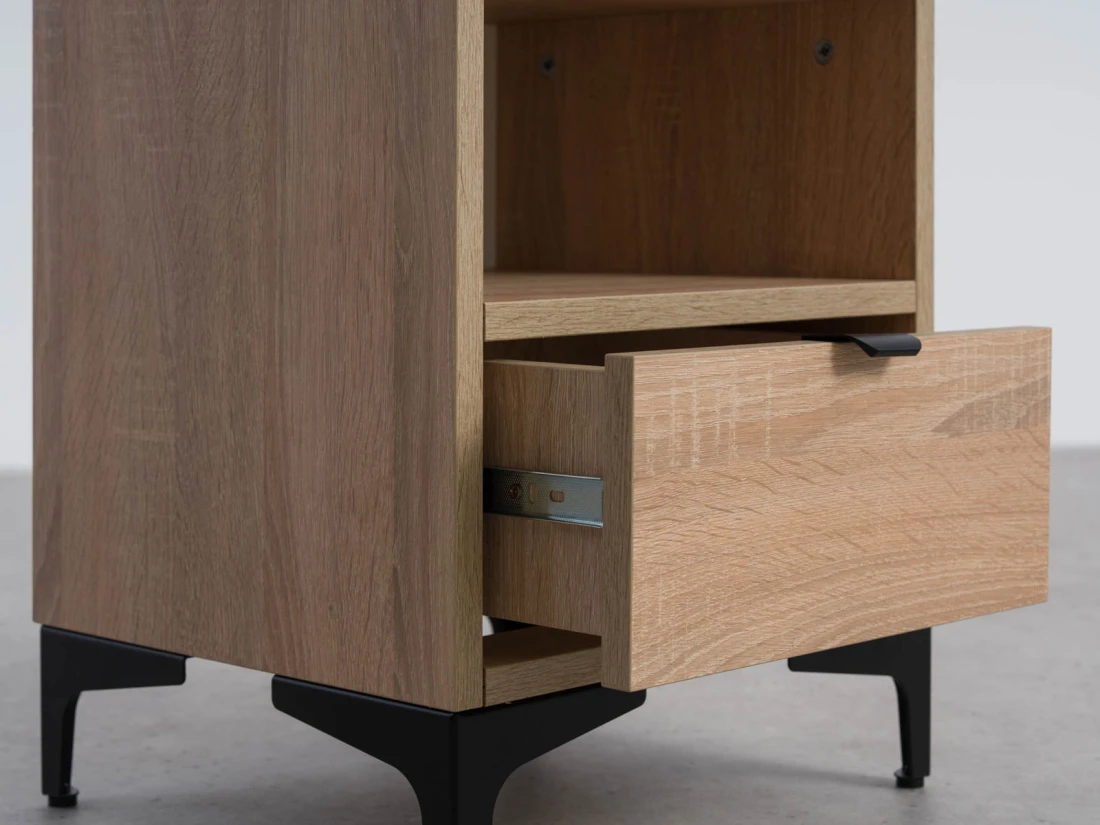 Comodino 38x47 cm Nobio rovere di sonoma