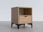 Comodino 38x47 cm Nobio rovere di sonoma