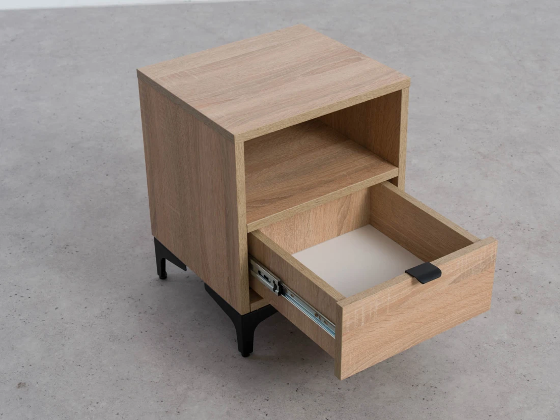 Comodino 38x47 cm Nobio rovere di sonoma