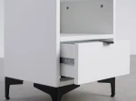 Comodino 38x47 cm Nobio bianco