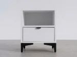 Comodino 38x47 cm Nobio bianco
