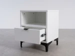 Comodino 38x47 cm Nobio bianco