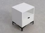 Comodino 38x47 cm Nobio bianco