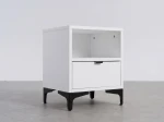 Comodino 38x47 cm Nobio bianco