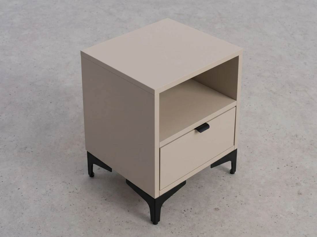 Comodino 38x47 cm Nobio cashmere