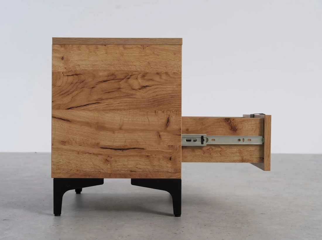 Comodino 38x47 cm Nobio rovere artigianale