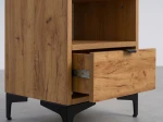 Comodino 38x47 cm Nobio rovere artigianale