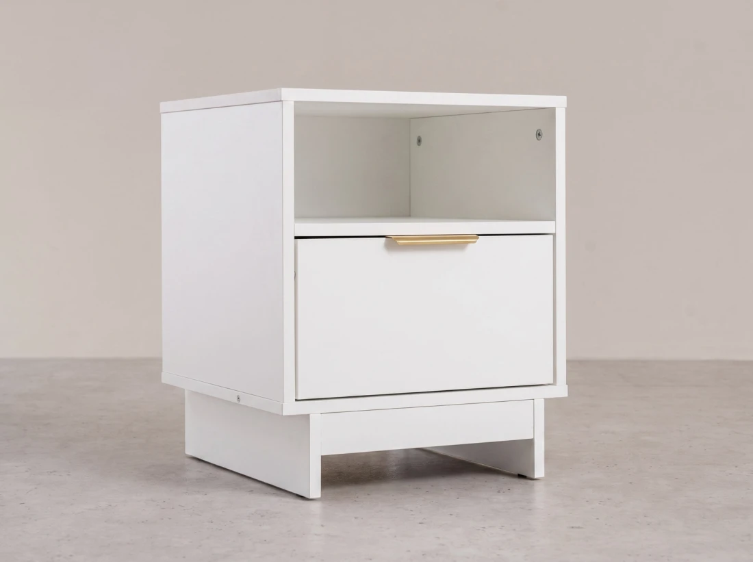 Comodino 1S 40x49 cm Axis bianco