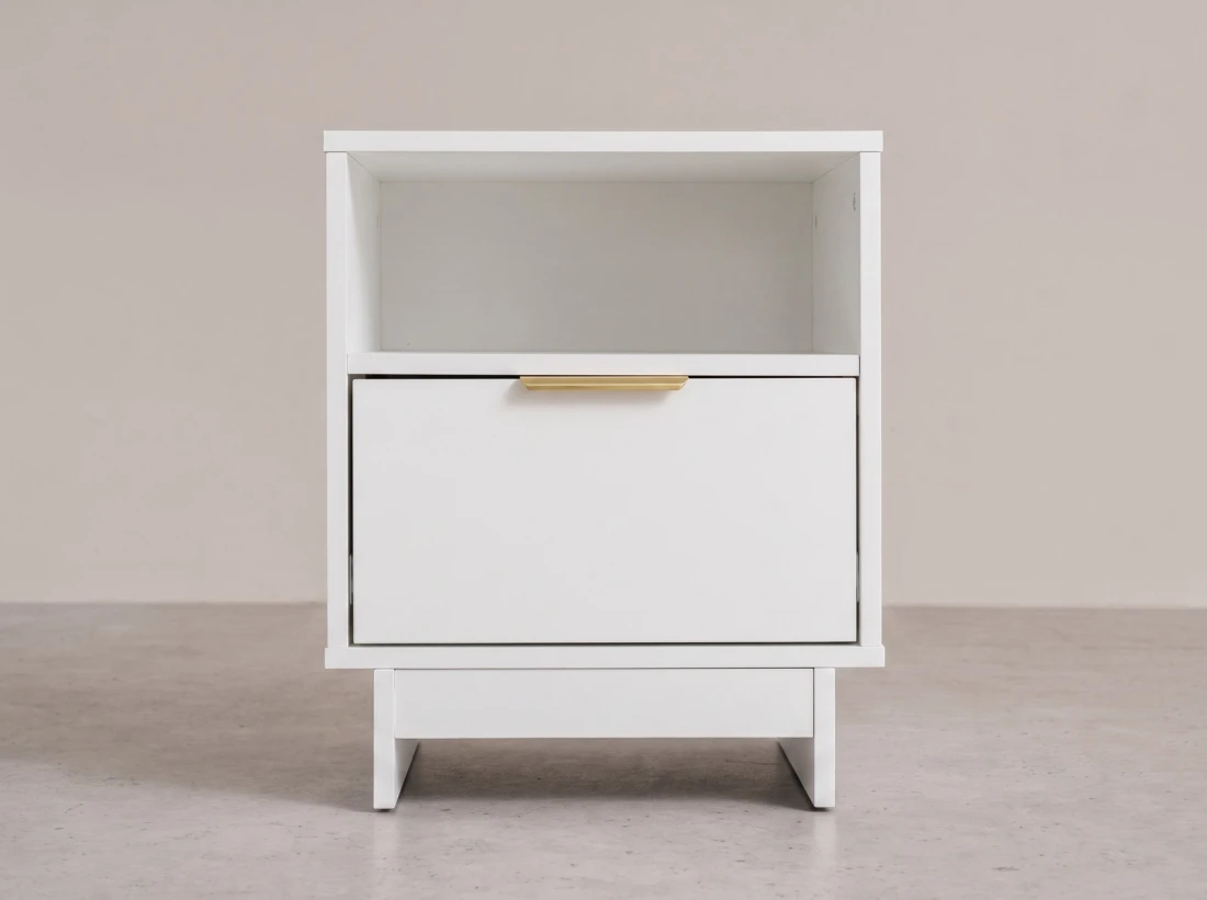 Comodino 1S 40x49 cm Axis bianco