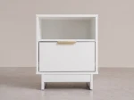 Comodino 1S 40x49 cm Axis bianco