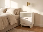 Comodino 1S 40x49 cm Axis bianco