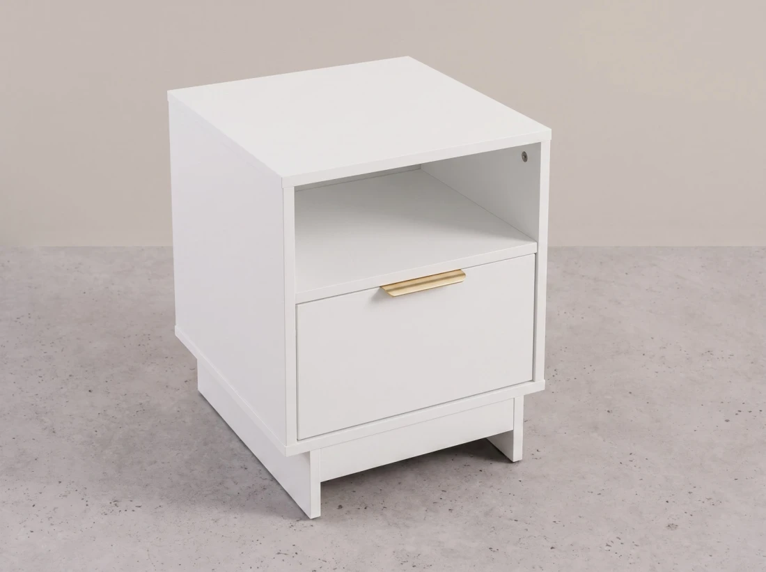 Comodino 1S 40x49 cm Axis bianco