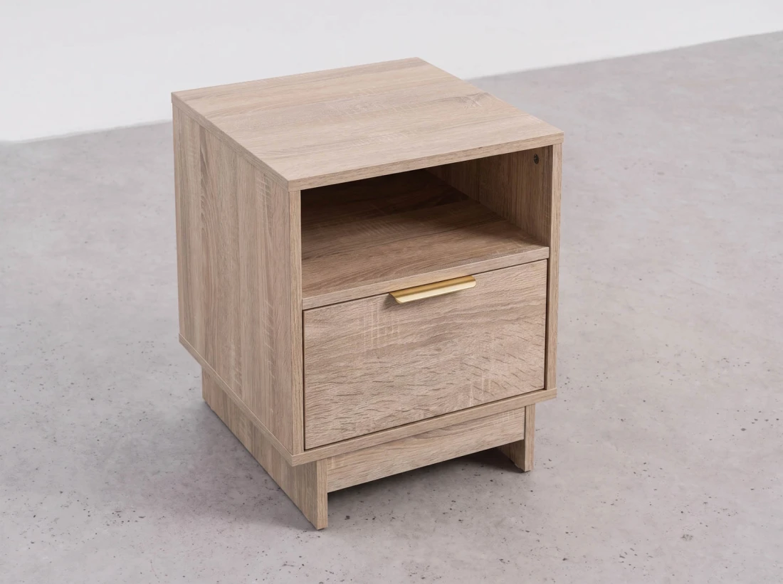 Comodino 1S 40x49 cm Axis rovere di sonoma