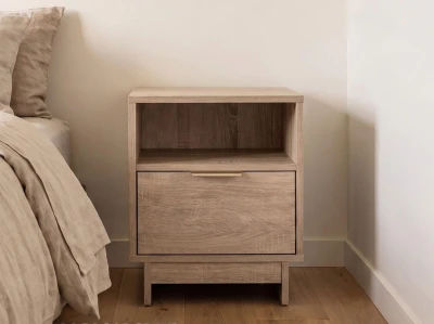 Comodino 1S 40x49 cm Axis rovere di sonoma