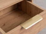 Comodino 1S 40x49 cm Axis rovere artigianale