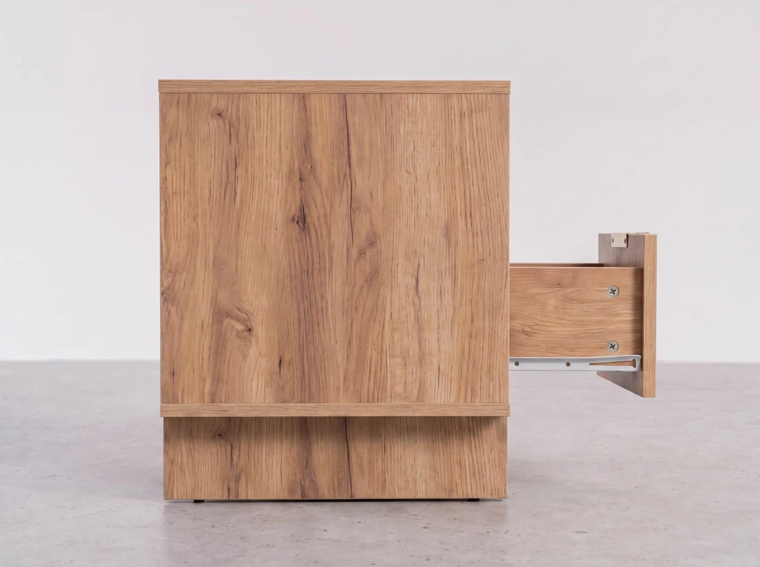 Comodino 1S 40x49 cm Axis rovere artigianale
