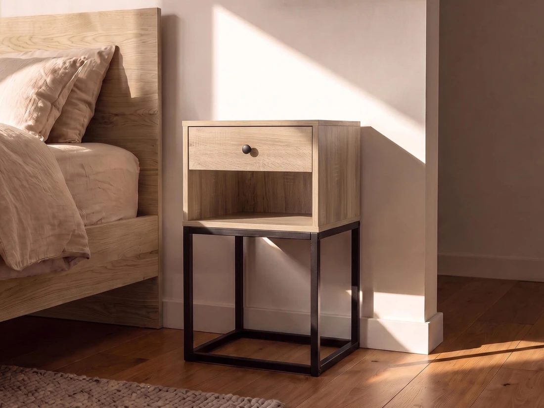 Comodino 1S Modu rovere di sonoma
