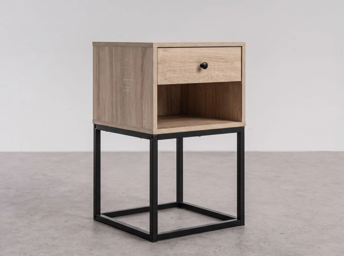Comodino 1S Modu rovere di sonoma