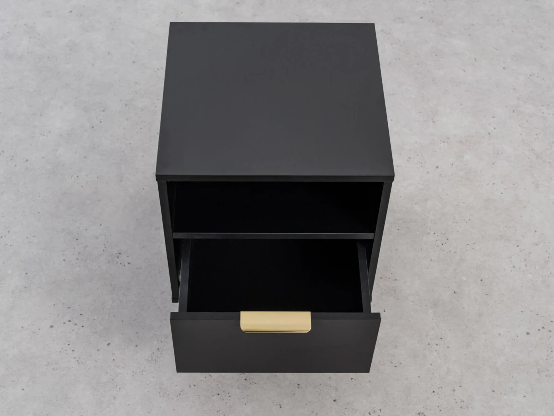 Comodino 1S 40x49 cm Axis nero