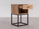 Comodino 1S Modu rovere artigianale
