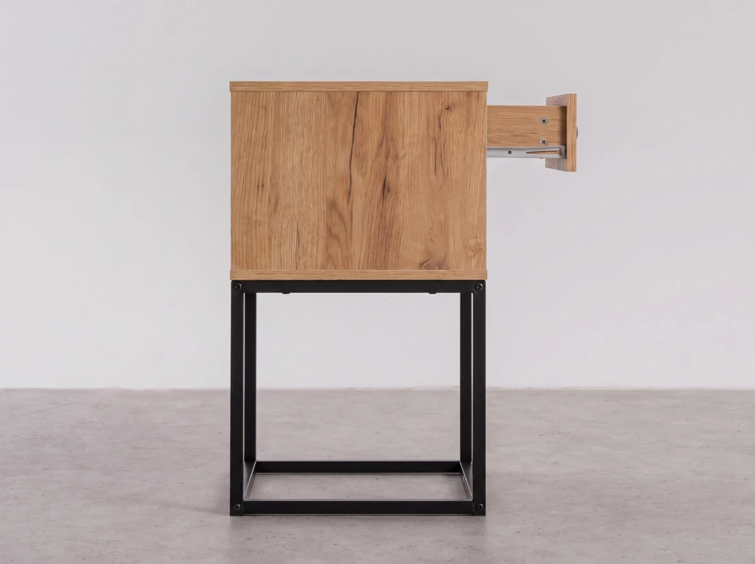 Comodino 1S Modu rovere artigianale