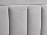 Letto matrimoniale 160x200 imbottito con contenitore TOP line 9 Bluvel 03 Grigio