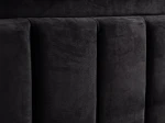 Letto matrimoniale 180x200 imbottito con contenitore TOP line 9 Bluvel 19 Nero
