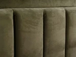 Letto matrimoniale 160x200 imbottito con contenitore TOP line 9 Bluvel 77 Oliva