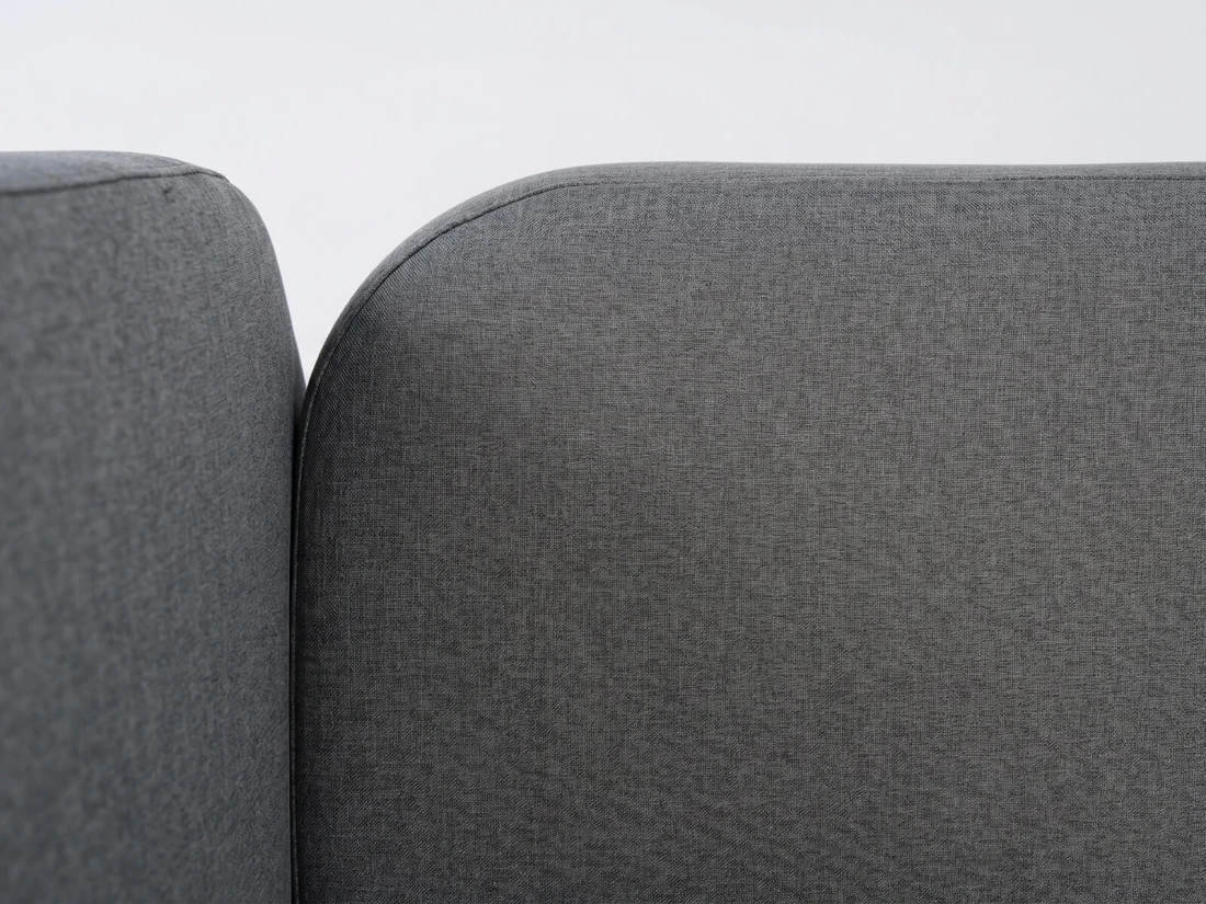 Divano singolo imbottito 90x200 con contenitore con struttura, Leo Colet 17 Grigio