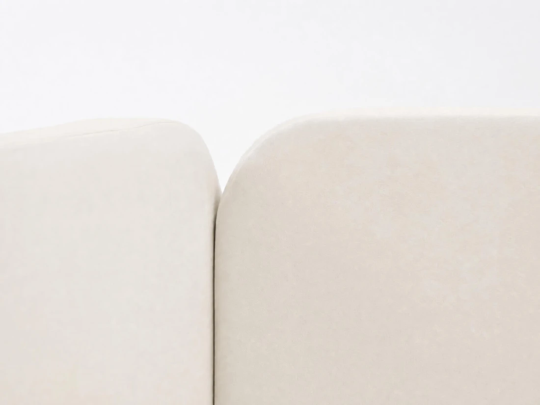 Divano singolo imbottito 90x200 con contenitore con struttura, Leo Bluvel 22 Beige