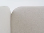 Divano singolo imbottito 90x200 con contenitore con struttura, Leo Colet 24 Beige