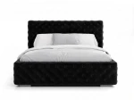 Letto imbottito 160x200 con contenitore PRO line 15 nero Bluvel 19