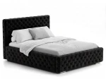 Letto imbottito 140x200 con contenitore PRO line 15 nero Bluvel 19
