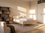 Letto in legno 160x200 Japandi pino