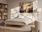 Letto in legno 180x200 Japandi pino